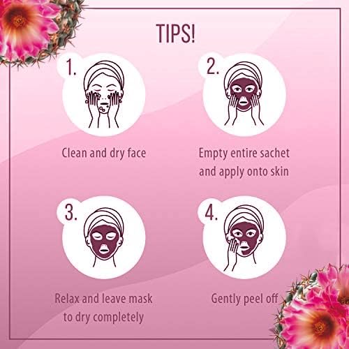 7th Heaven Pink Cactus Clay Peel Off Masks - 12 Pack - liquidation.store