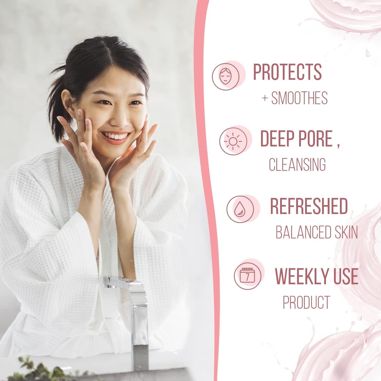 7th Heaven Pink Cactus Clay Peel Off Masks - 12 Pack - liquidation.store