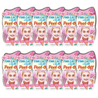 7th Heaven Pink Cactus Clay Peel Off Masks - 12 Pack - liquidation.store