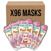 7th Heaven Pink Cactus Clay Peel Off Masks - X 96 - liquidation.store