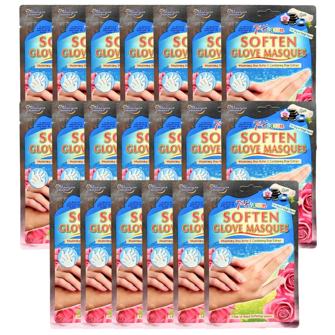 7th Heaven Soften Glove Masques 1 pair Sachets - 20 Pack - liquidation.store