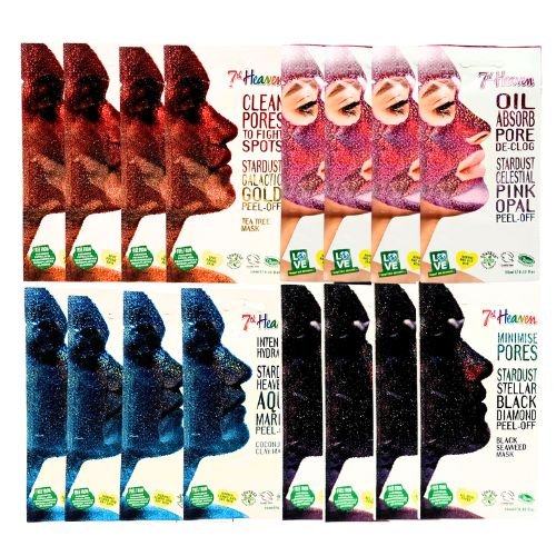 7th Heaven Stardust Peel - Off Mask - 15g 16 Pack - liquidation.store