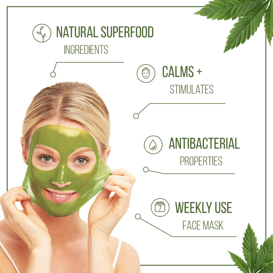 7th Heaven Superfood Cannabis Sativa Peel - Off Mask - 10 Pack - liquidation.store