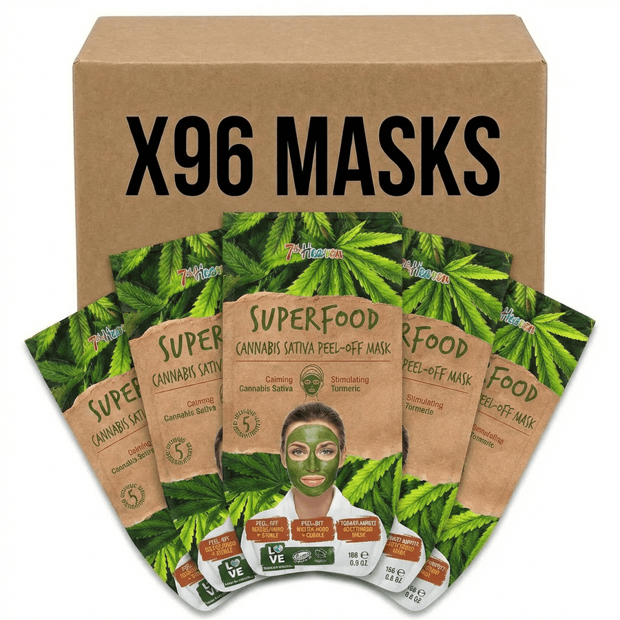 7th Heaven Superfood Cannabis Sativa Peel - Off Mask - X 96 - liquidation.store