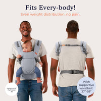 Beco Gemini Baby Carrier Newborn to Toddler - 3-16 kg (Grey)
