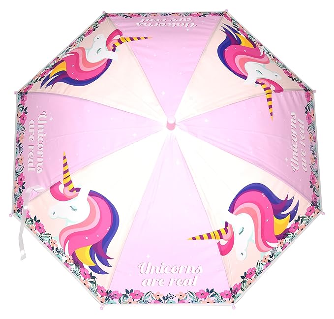 Pink Unicorn Umbrella for Girls - Unicorns Are Real
