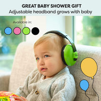 Thumbnail for Friday 7Care Ear Protection Noise Cancelling Headphones (0-24 Months) - Green