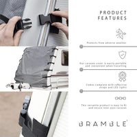 Bramble - Front Towing Caravan Cover with Reflective Straps