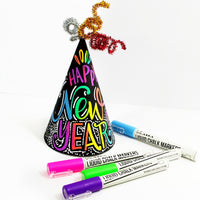 Thumbnail for Kassa Liquid Chalk Markers Fine Tip (10 Pack 3mm)