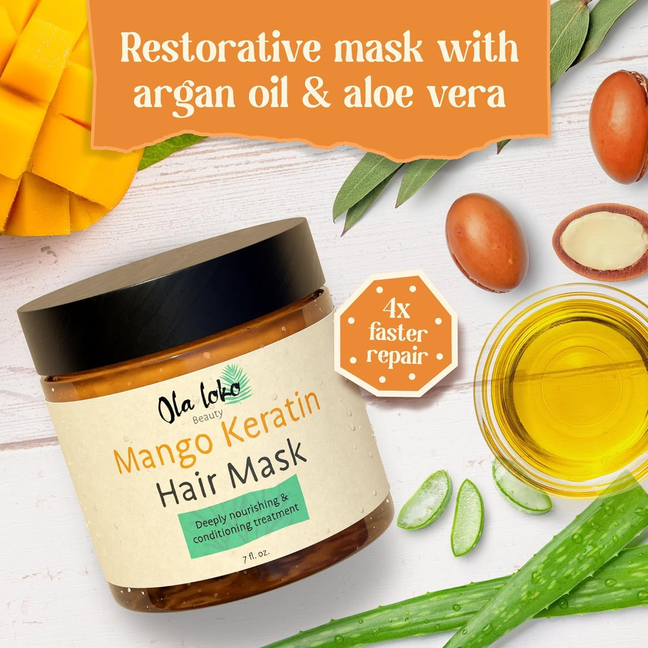 Ola Loko Mango Keratin Hair Mask - 200ml