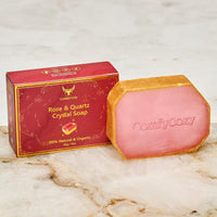 ComfyCozy Crystal Soap | Natural Hand & Body Wash - Rose & Quartz