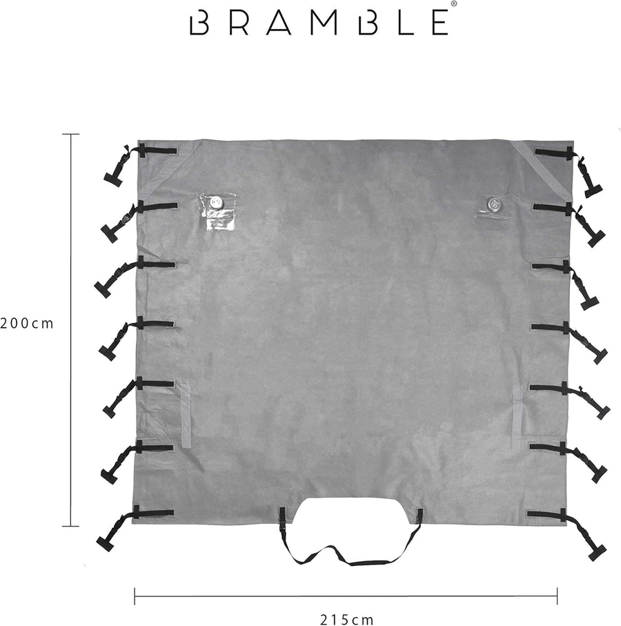 Bramble - Front Towing Caravan Cover with Reflective Straps