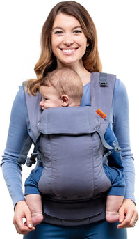 Beco Gemini Baby Carrier Newborn to Toddler - 3-16 kg (Grey)