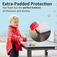 Thumbnail for Bebe Earth 6M Baby Proofing Edge and Corner Guard Protector Set - Coffee Brown