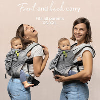 Boba Air Lightweight Foldable Toddler & Baby Carrier - 7-20 kg (Grey)