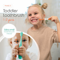 Cherish Baby Care Toddler Toothbrush 0-2 Years - Orange