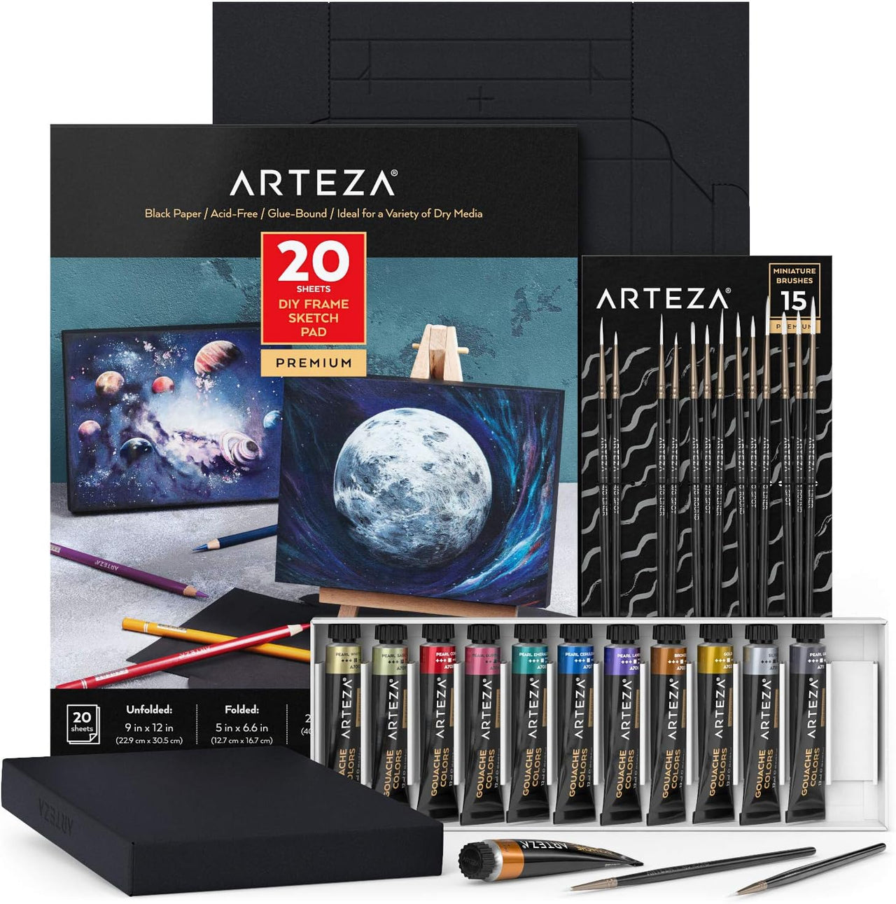 ARTEZA Gouache Painting Art Set