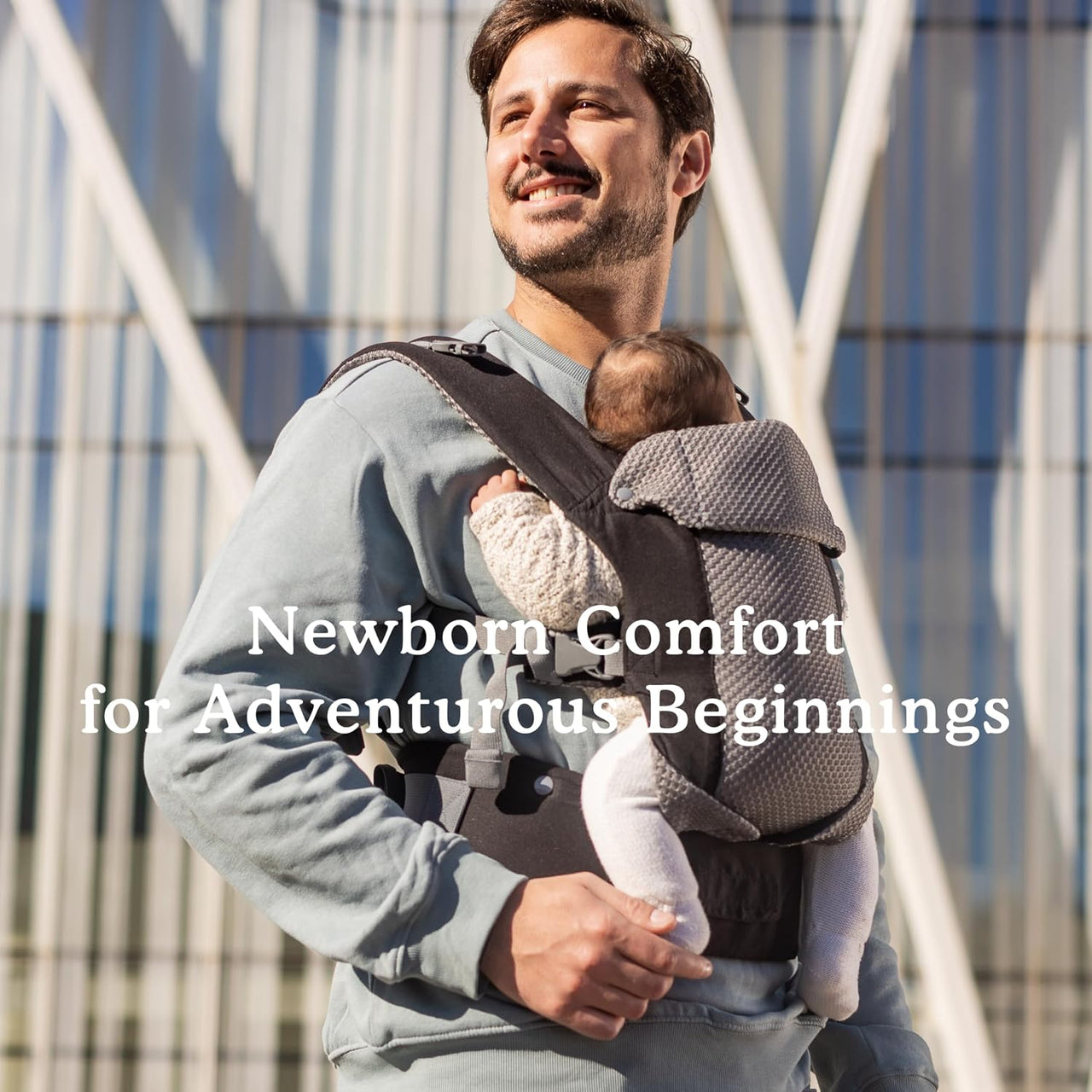 Beco Gemini Cool Mesh Baby Carrier Newborn to Toddler - Cool Black