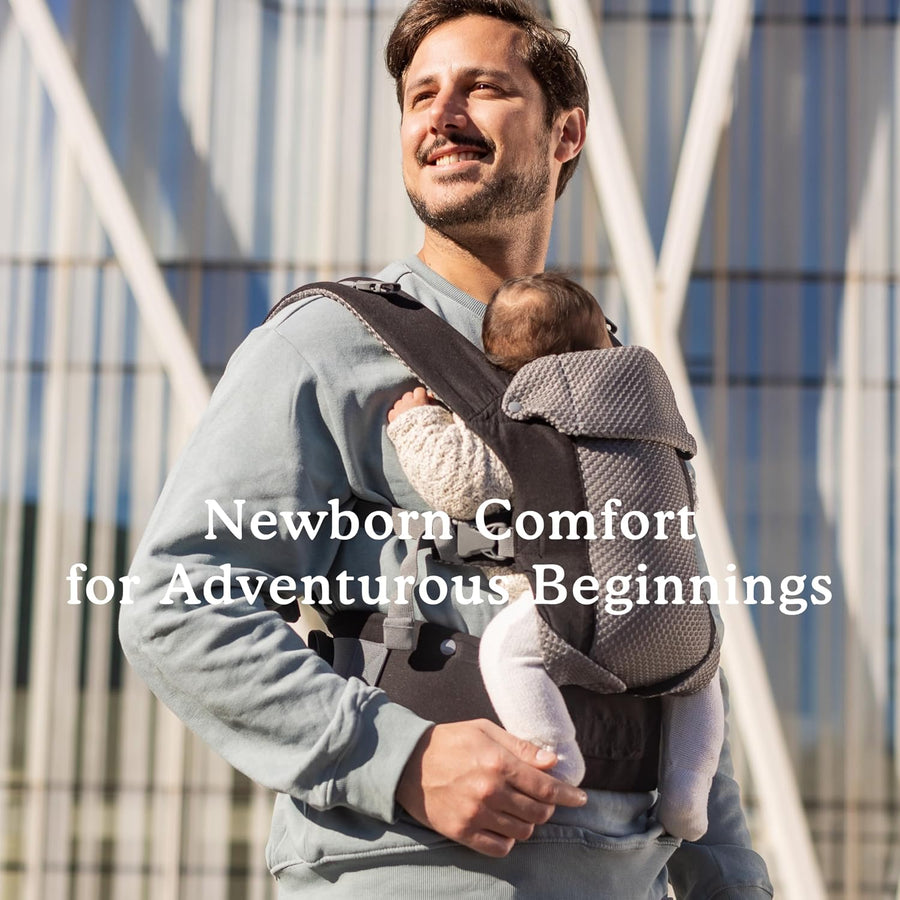 Beco Gemini Cool Mesh Baby Carrier Newborn to Toddler - Cool Black
