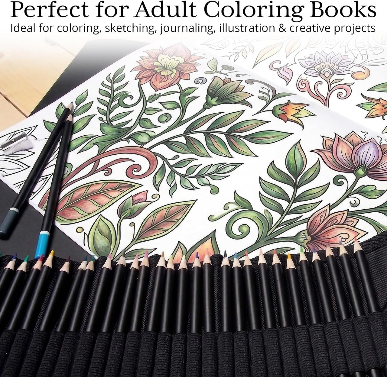 ARTISTIK Coloured Pencil Set 47 Pieces – 3.5mm Artist Grade Drawing & Sketching Pencils