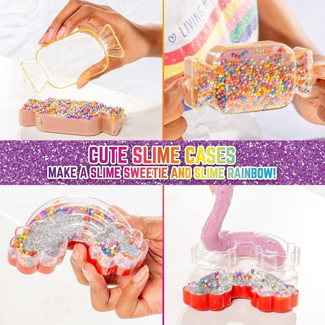 GirlZone Rainbow Candy DIY Slime Kit