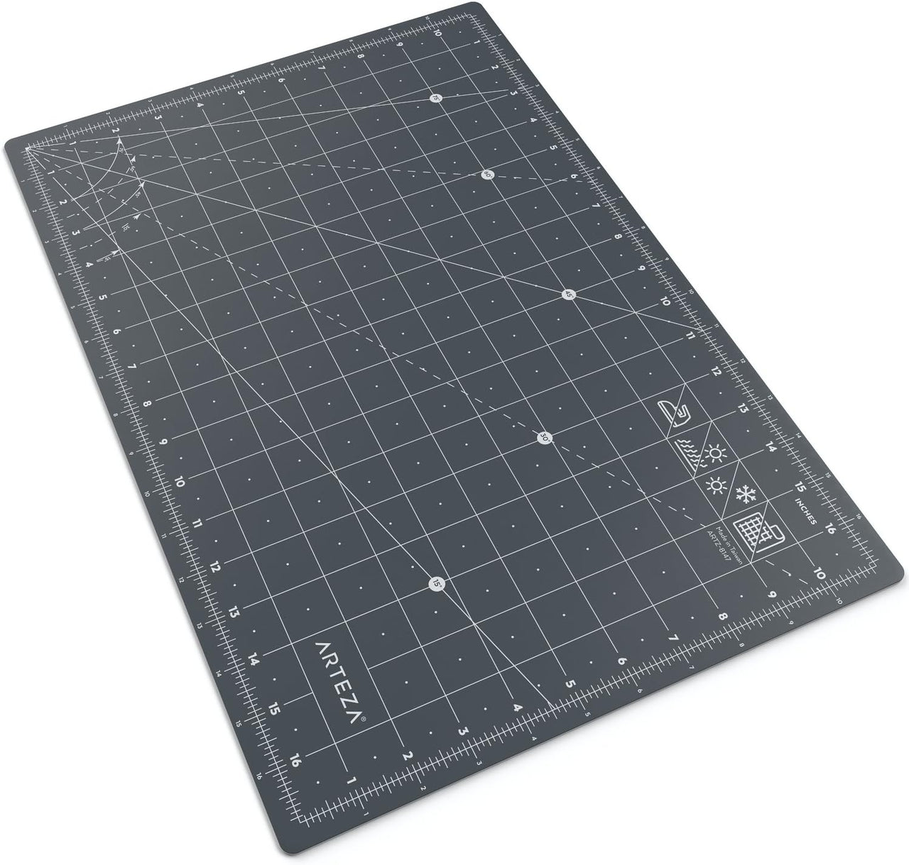 Arteza Self Healing Rotary Cutting Mat - 18 x 12in (30cm x 46cm)