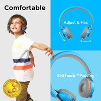 Thumbnail for LilGadgets Untangled Pro Wireless Headphones for Kids - Blue