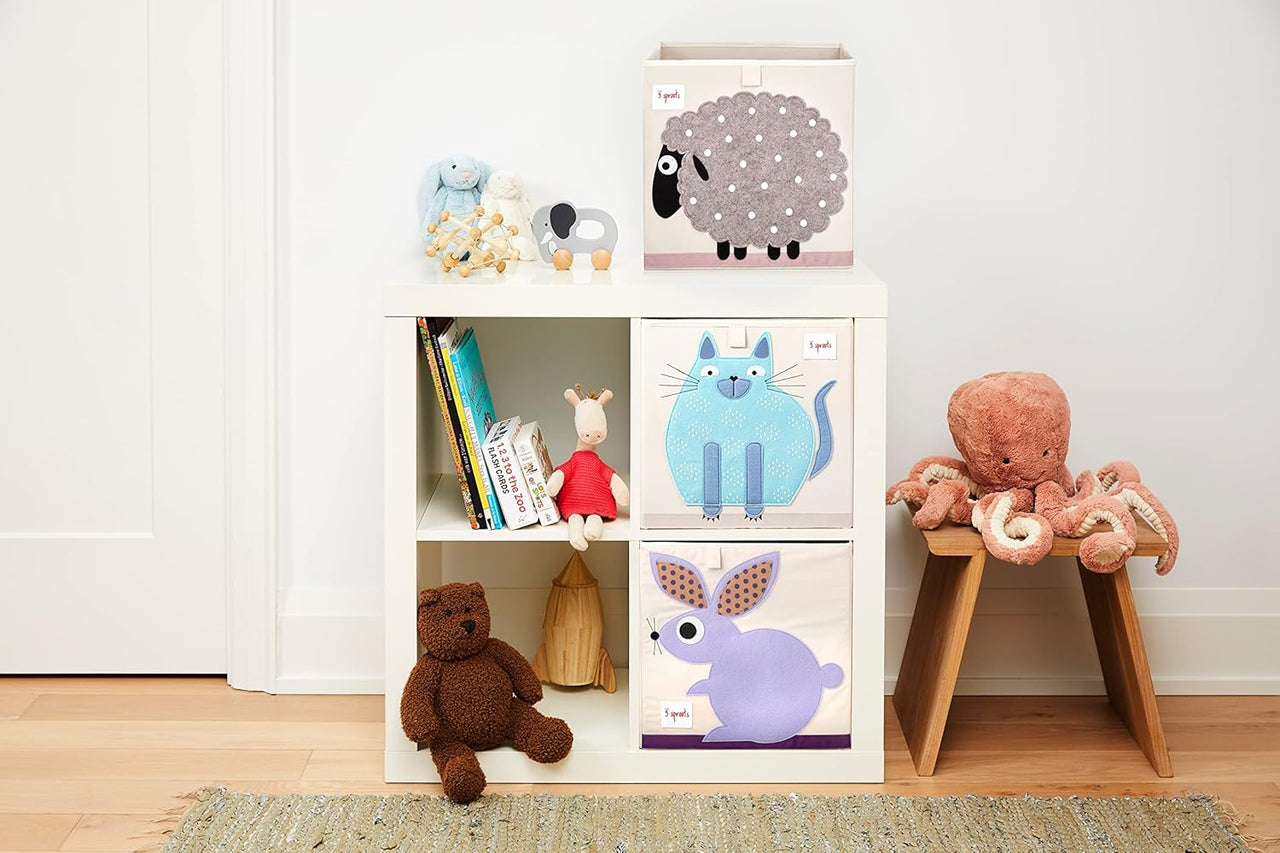 3 Sprouts Toy Storage Cube - Rabbit