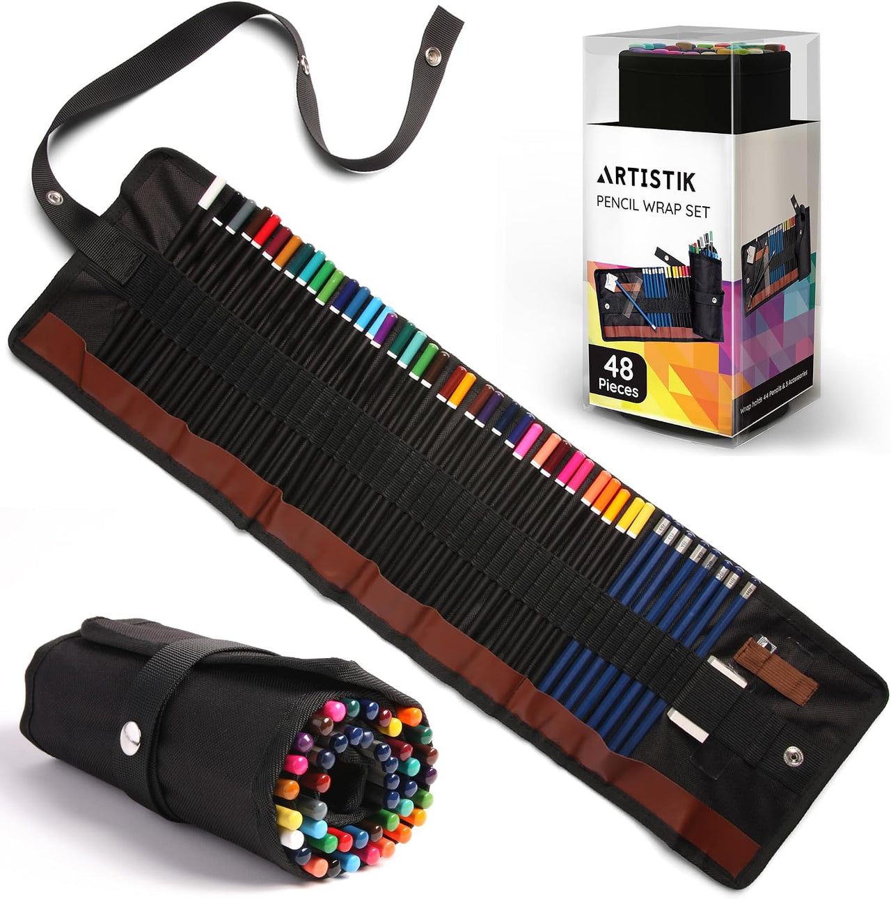 ARTISTIK Coloured Pencil Set 47 Pieces – 3.5mm Artist Grade Drawing & Sketching Pencils
