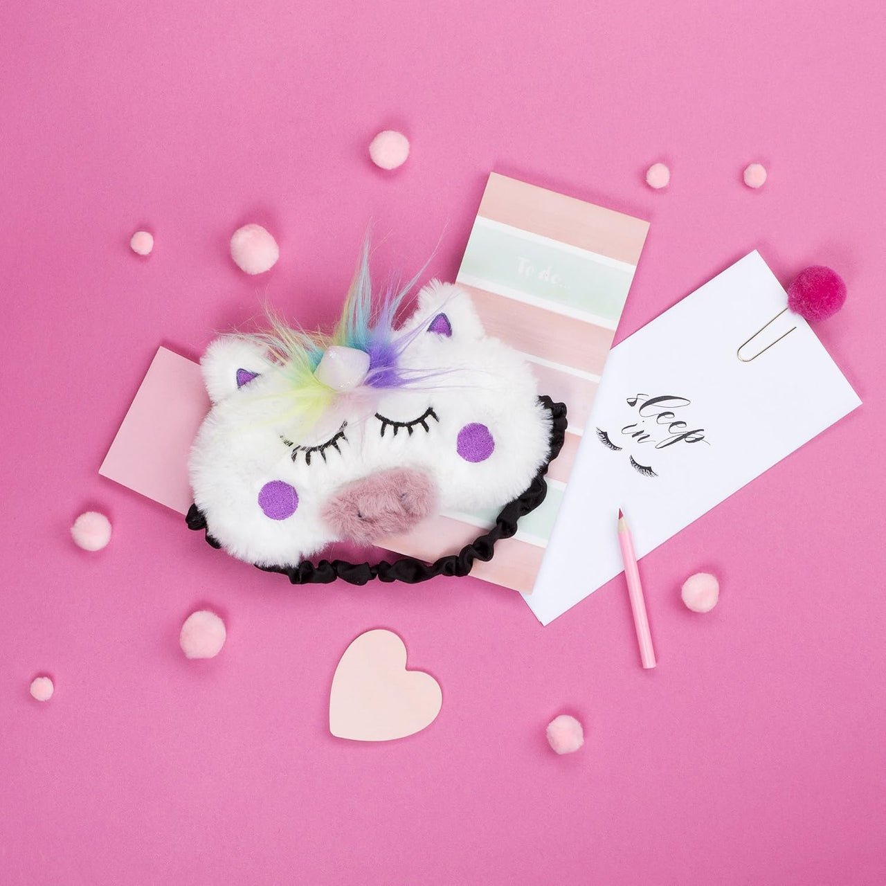 Fringo Unicorn Children's Plush Eye Mask