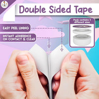 Thumbnail for DIY Doctor Double Sided Sticky Tape (9X28M Rolls) - 3 Pack