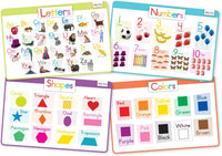 Thumbnail for Merka Educational Kids Placemats - 4 pack