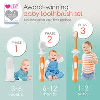 Cherish Baby Care Toddler Toothbrush 0-2 Years - Orange