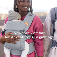 Beco Gemini Baby Carrier Newborn to Toddler - 3-16 kg (Grey)