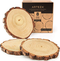 Thumbnail for Arteza Natural Wood Art Slices - 8 Pieces (20-23cm Diameter)