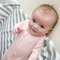CuddleBug Muslin Squares Baby Swaddle Blankets - Spots n' Stripes (4-Pack)