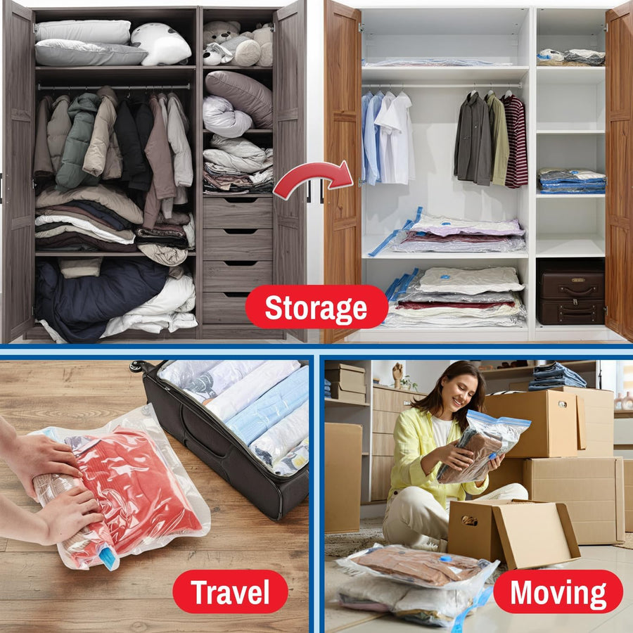 SpaceSaver Vacuum Storage Bags - 3 Pack