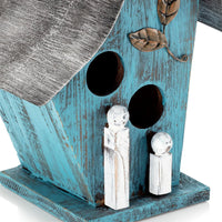 Alpine Corporation 30cm Outdoor Hanging Birdhouse - Blue