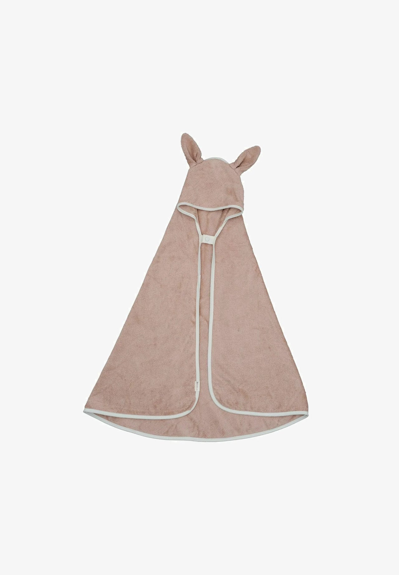 Fabelab Hooded Baby Towel - Bunny (Old Rose)