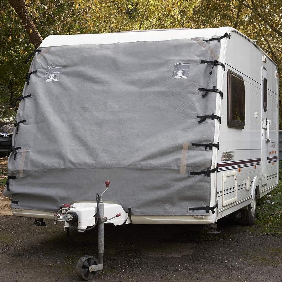 Bramble - Front Towing Caravan Cover with Reflective Straps