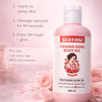 Silkfirm Anti-Cellulite Rose Body Oil - 200ml
