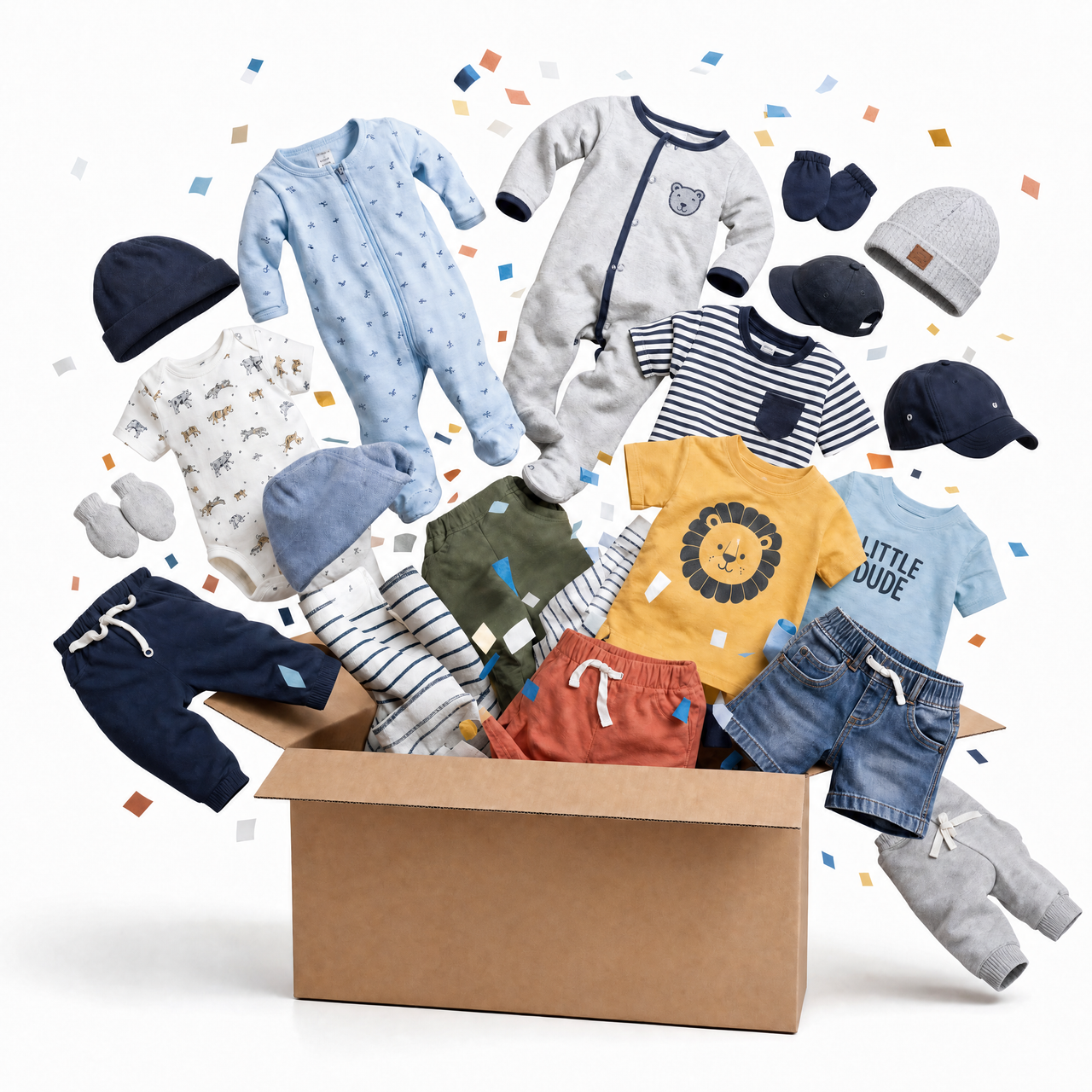 Baby & Toddler Mystery Box - Clothes & Accessories (Boys) New Born - 3YR