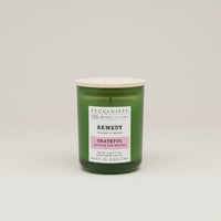Pecksniffs Natural Wax Candle with Wooden Lid - Grateful Scent 100g