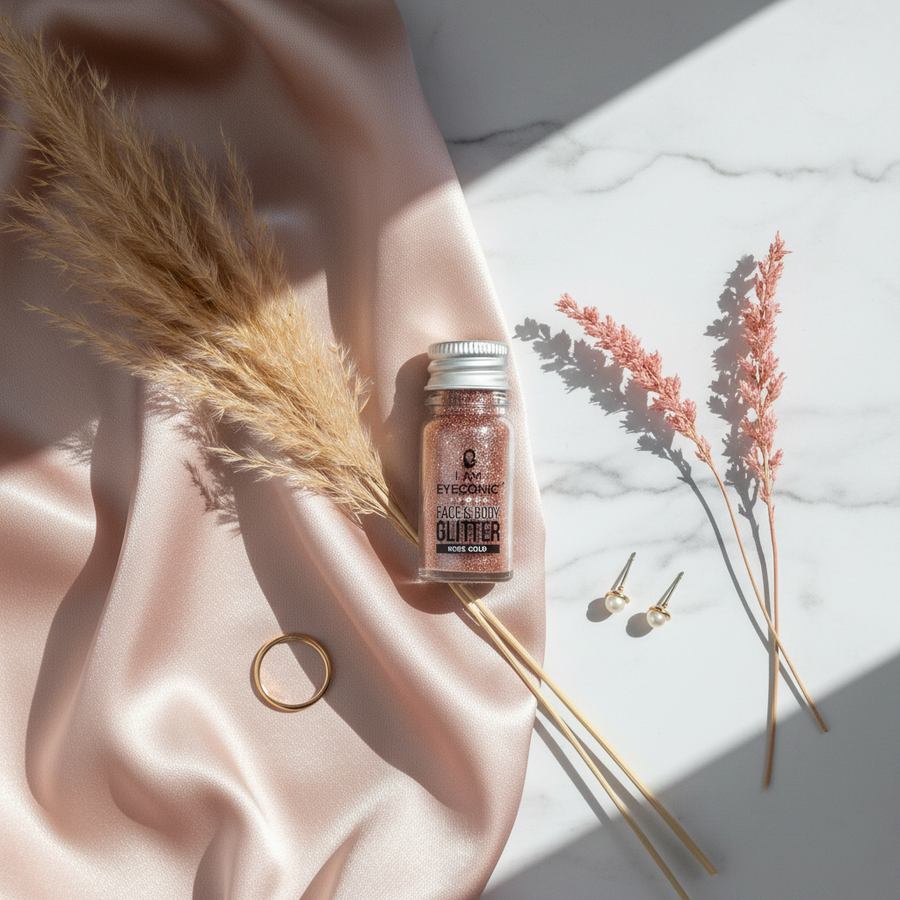 I AM Eyeconic Rose Gold Glitter for Face and Body 4g