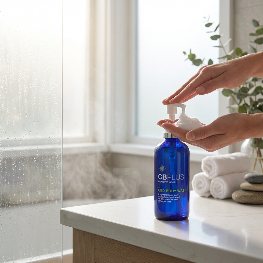 CBPLUS CBD Body Wash 100ml – Gentle & Moisturising Cleanser for Sensitive Skin