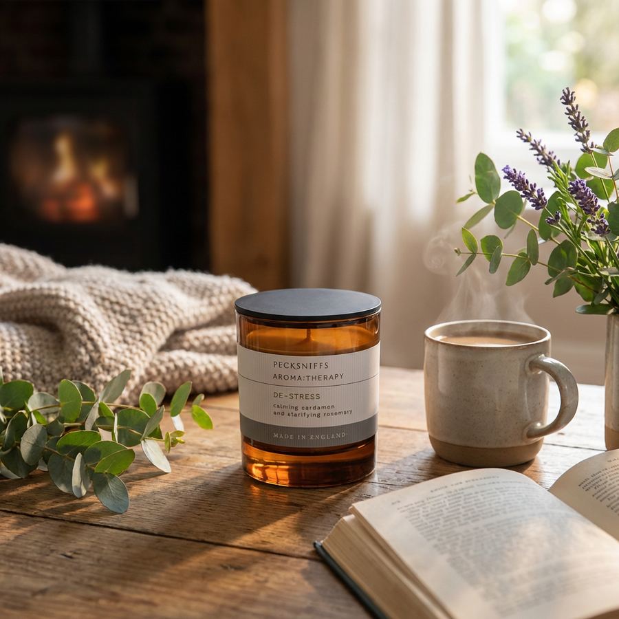 Pecksniff's Aroma:Therapy De-Stress Candle 1w