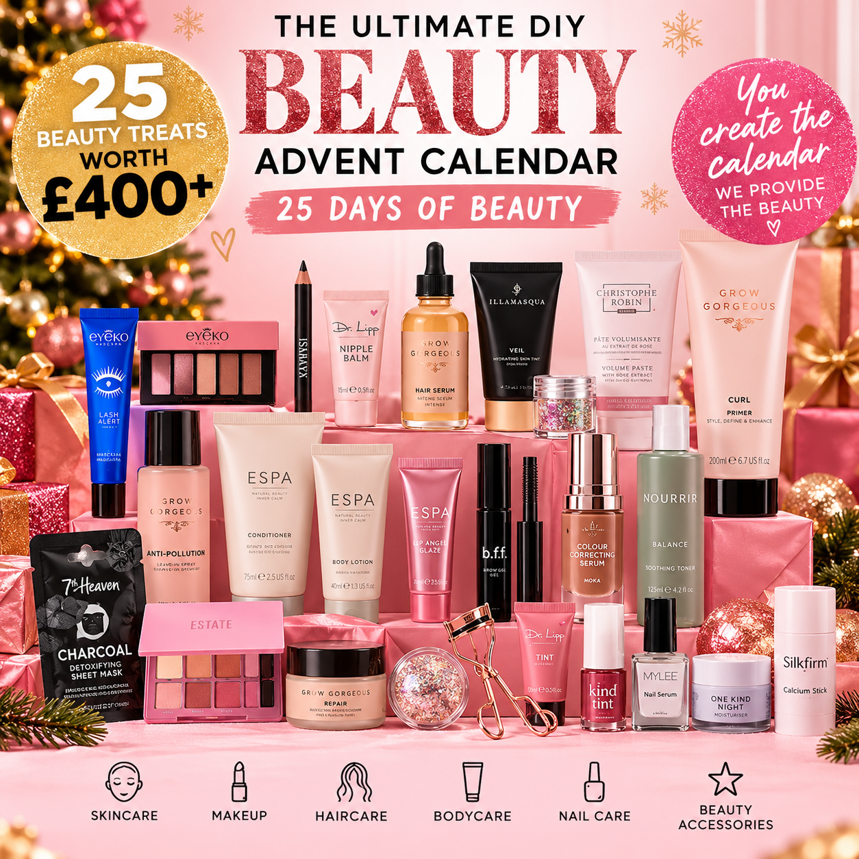 The Ultimate DIY Beauty Advent Calendar – 25 Products Worth £400+