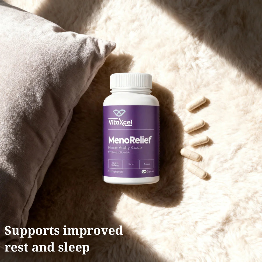 VitaXcel Meno Relief Female Vitality Booster - 120 Capsules