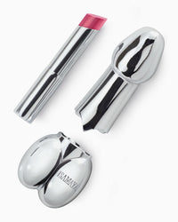 ISAMAYA Lips Refill in Flamingo flat lay packaging
