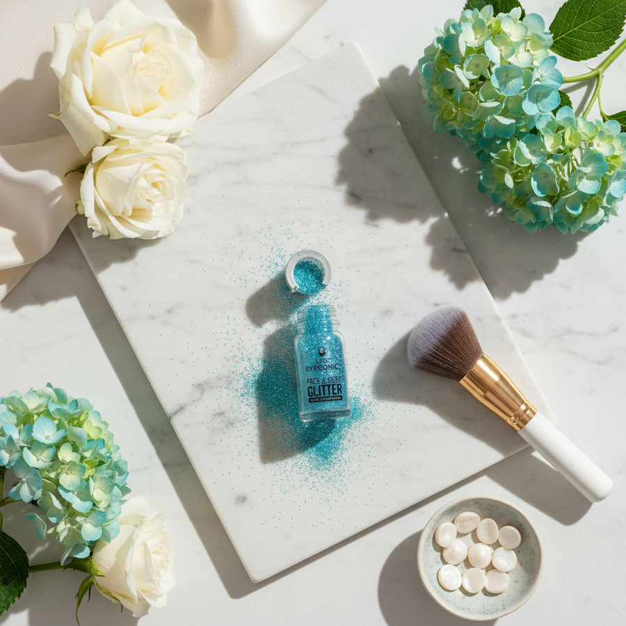 I AM Eyeconic Blue Face and Body Glitter 4g